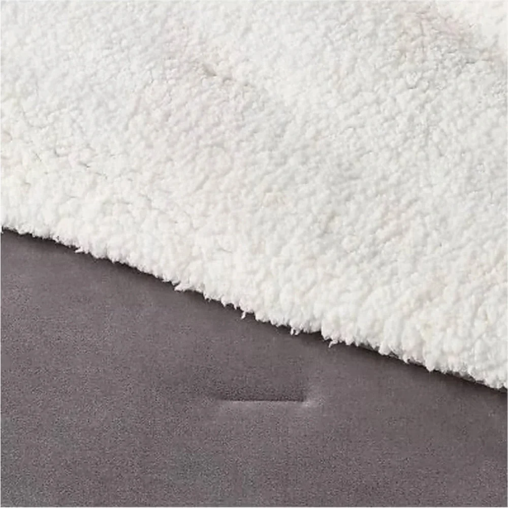 Threshold King Faux Shearling 3-Piece Comforter Set